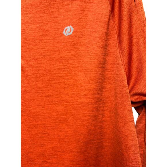 SB Tech Activewear Men's Long Sleeve Orange Shirt Cool Play Training Xlarge - Picture 5 of 6